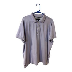 Men's Light Purple Lavender Golf Preppy Casual Short Sleeve Polo Shirt XL